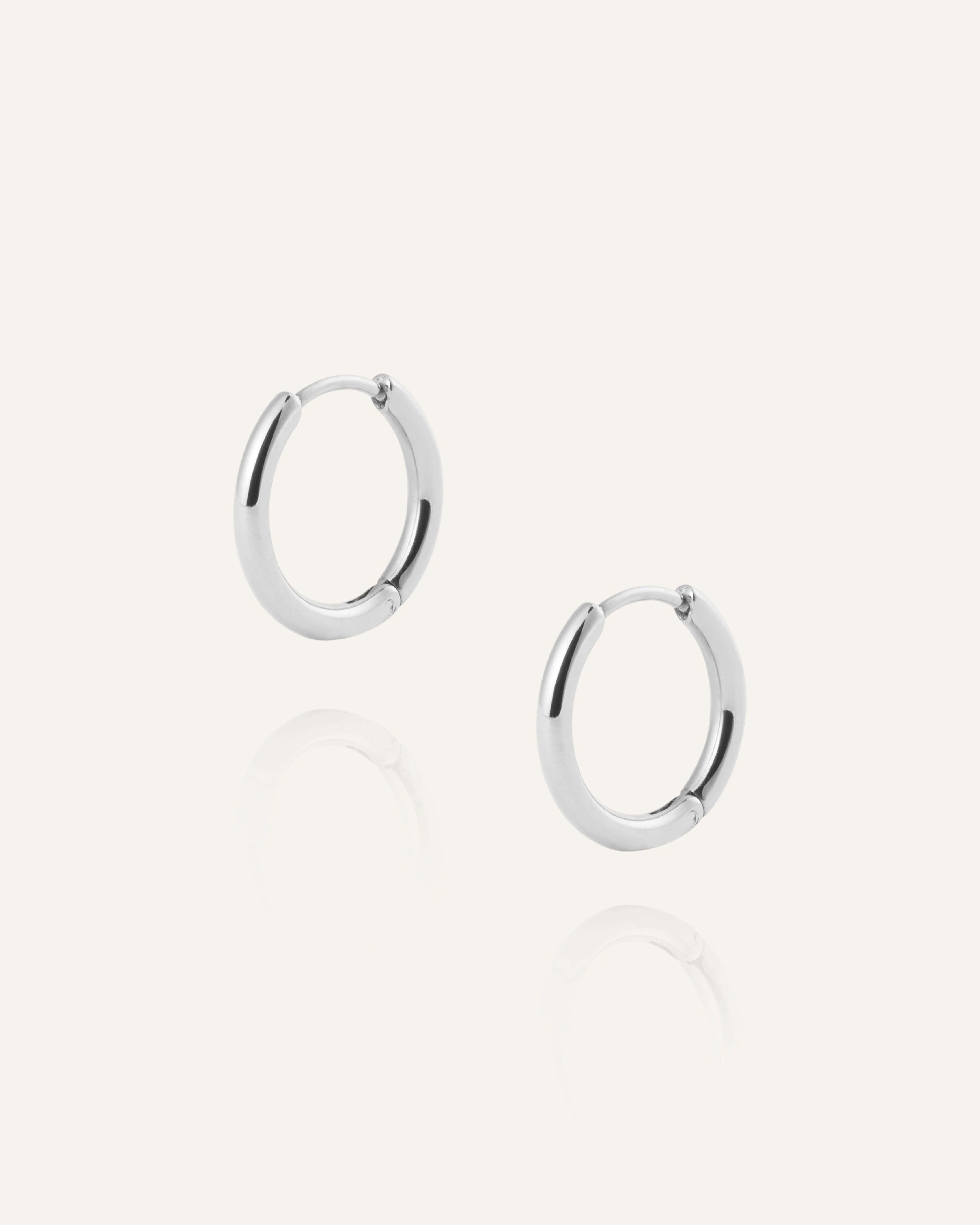 Slim Small Hoops - Image 4
