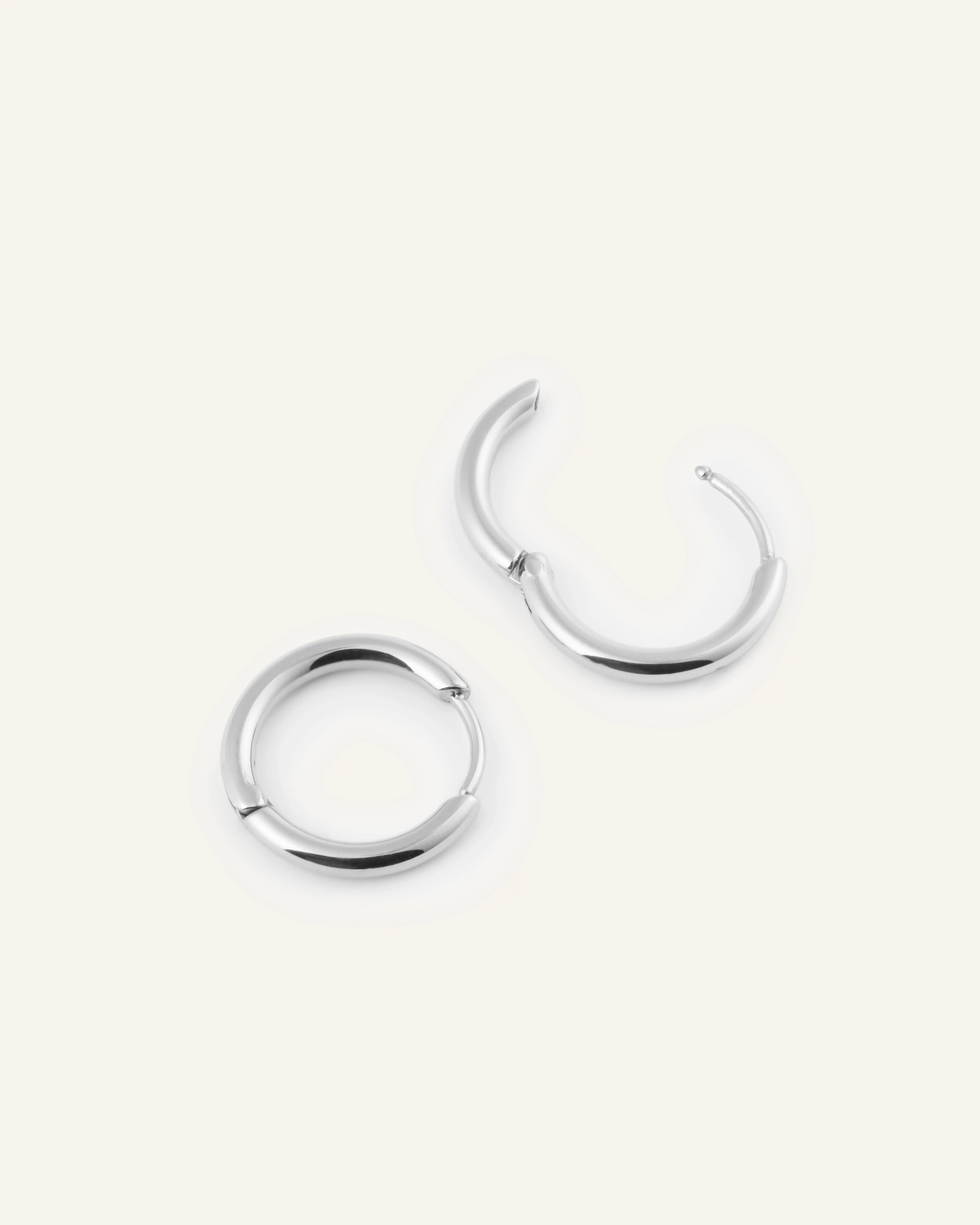 Slim Small Hoops - Image 5