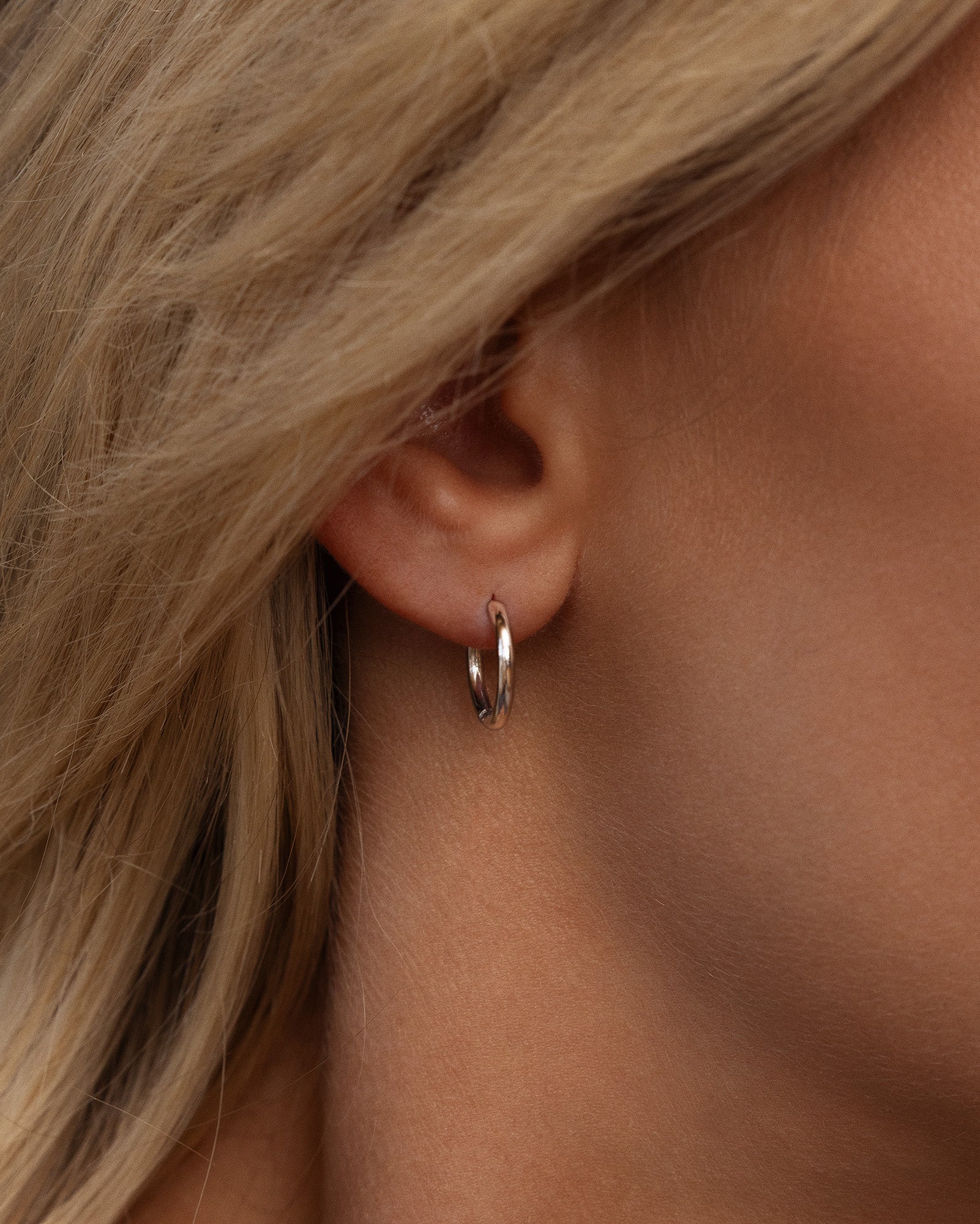 Slim Small Hoops - Image 6
