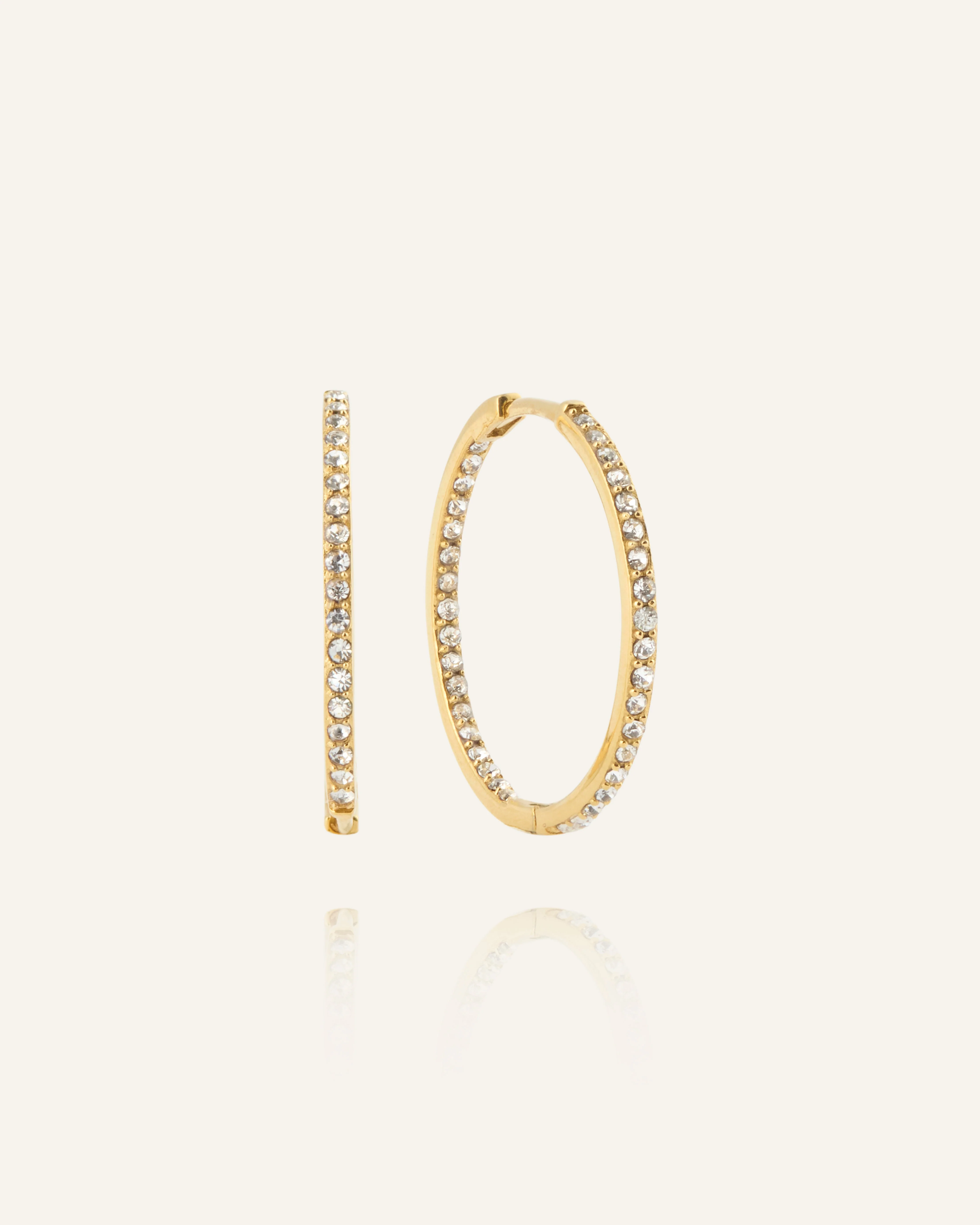 Sparkle Extra Large Hoops
