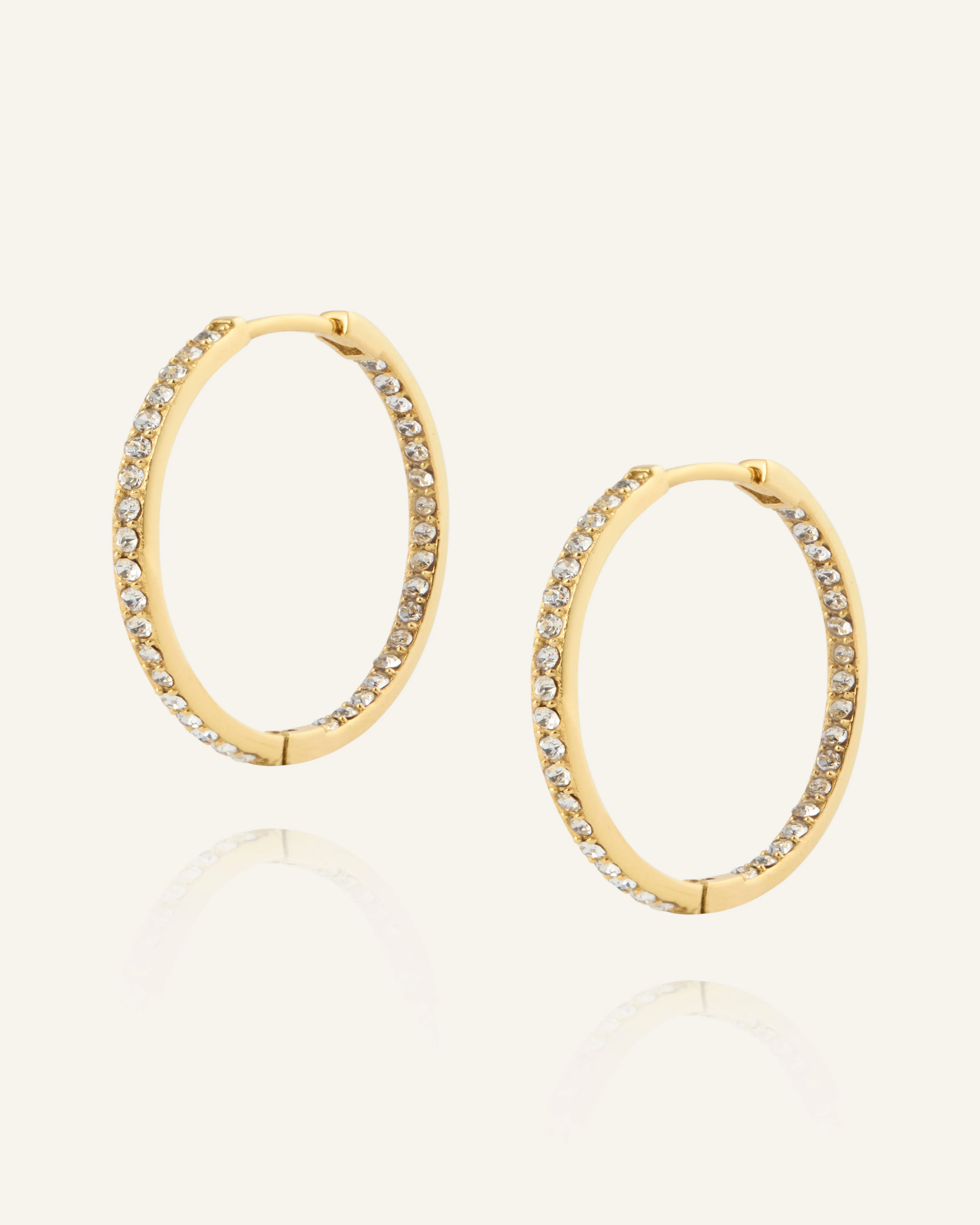 Sparkle Extra Large Hoops - Image 4