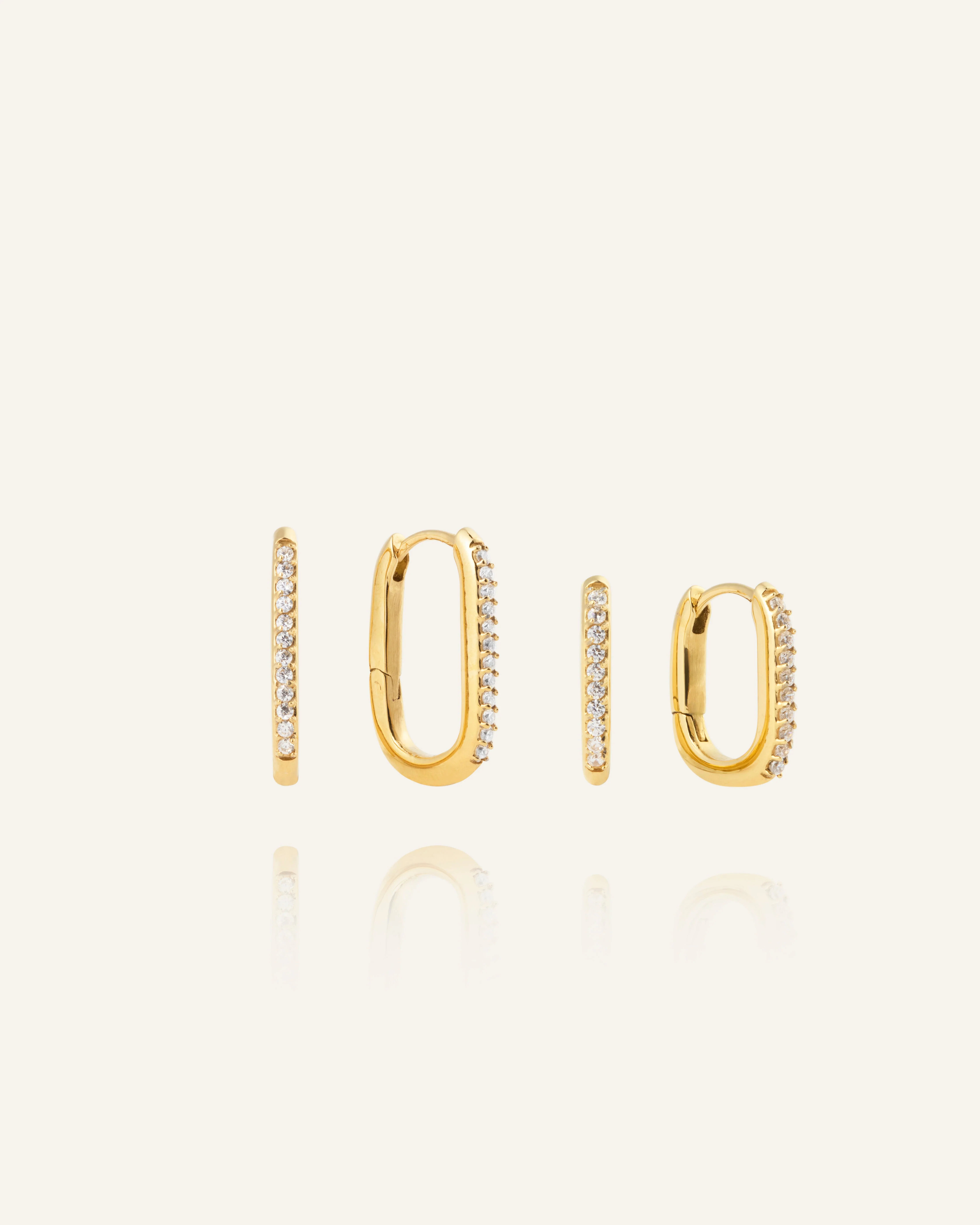 Sparkle Medium U-Hoops - Image 8