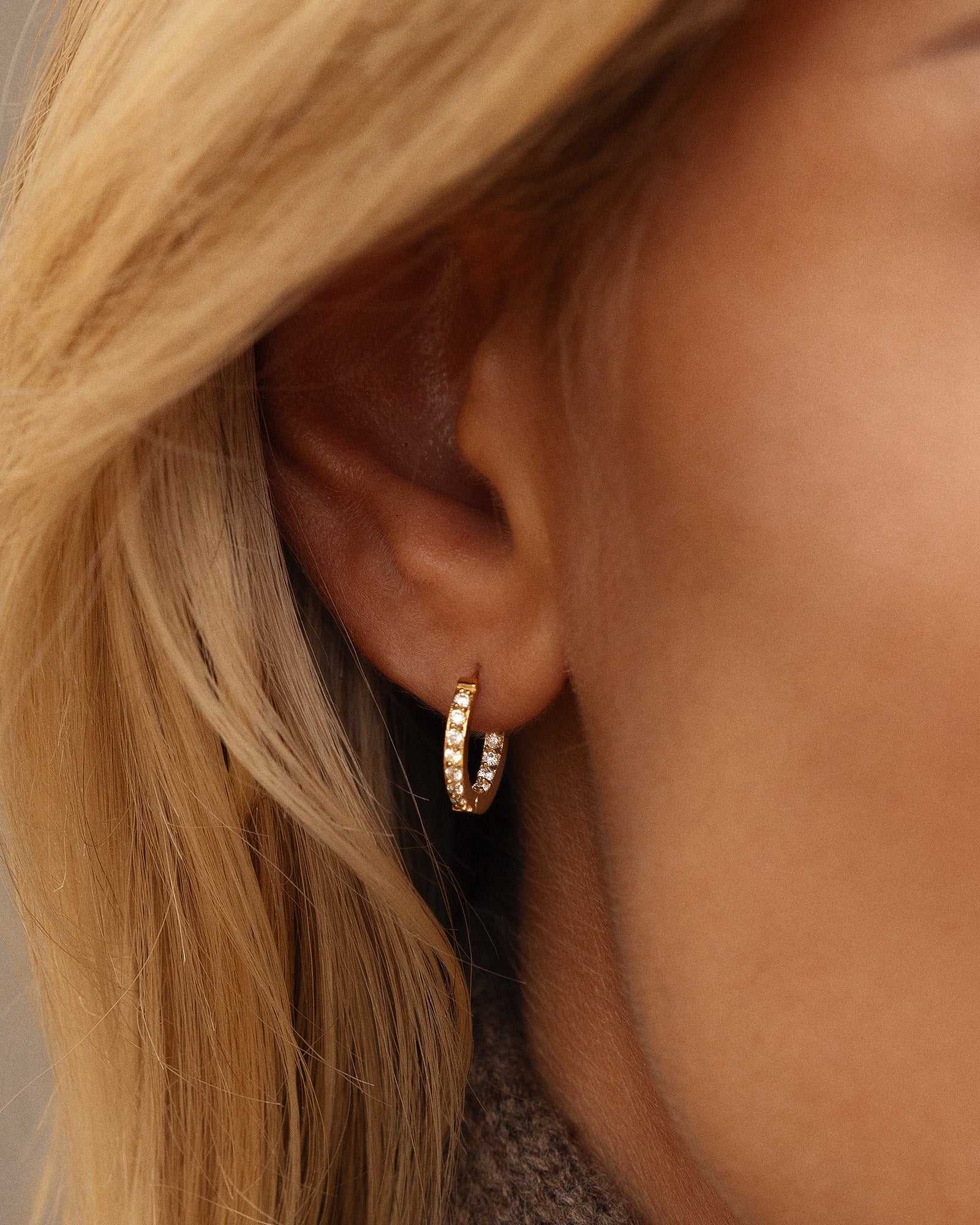 Sparkle Small Hoops - Image 6
