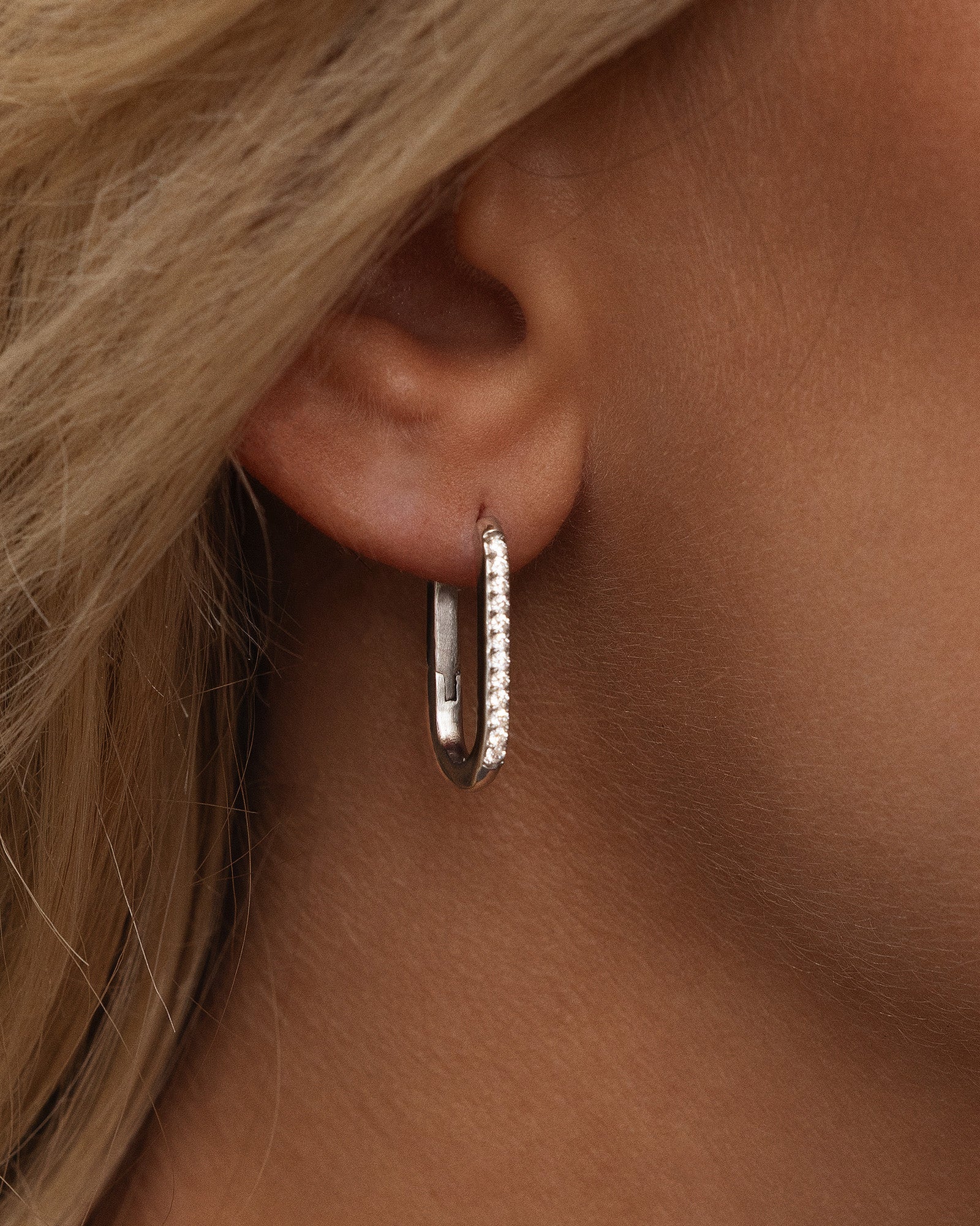 Sparkle Medium U-Hoops - Image 3