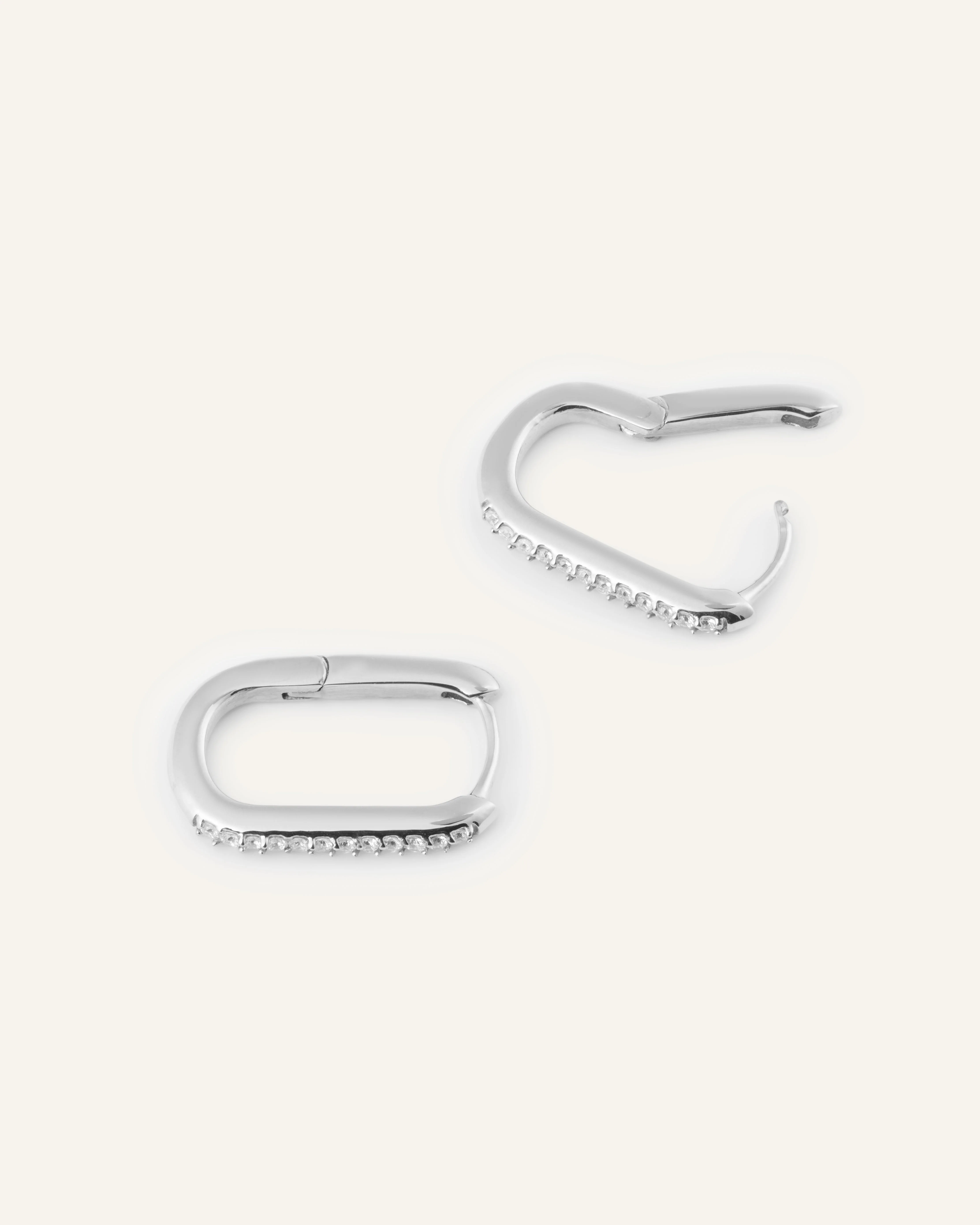 Sparkle Medium U-Hoops - Image 5