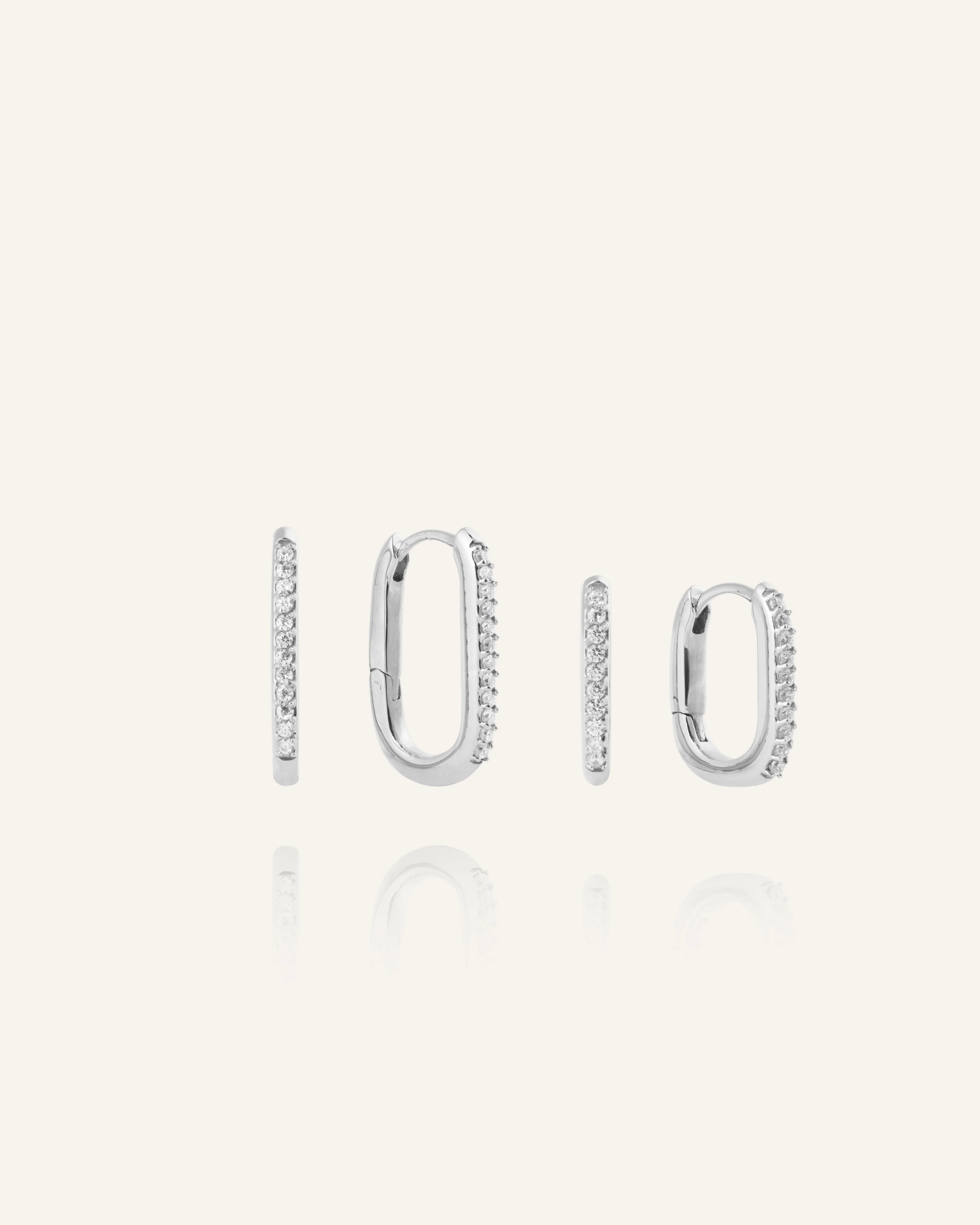 Sparkle Medium U-Hoops - Image 8