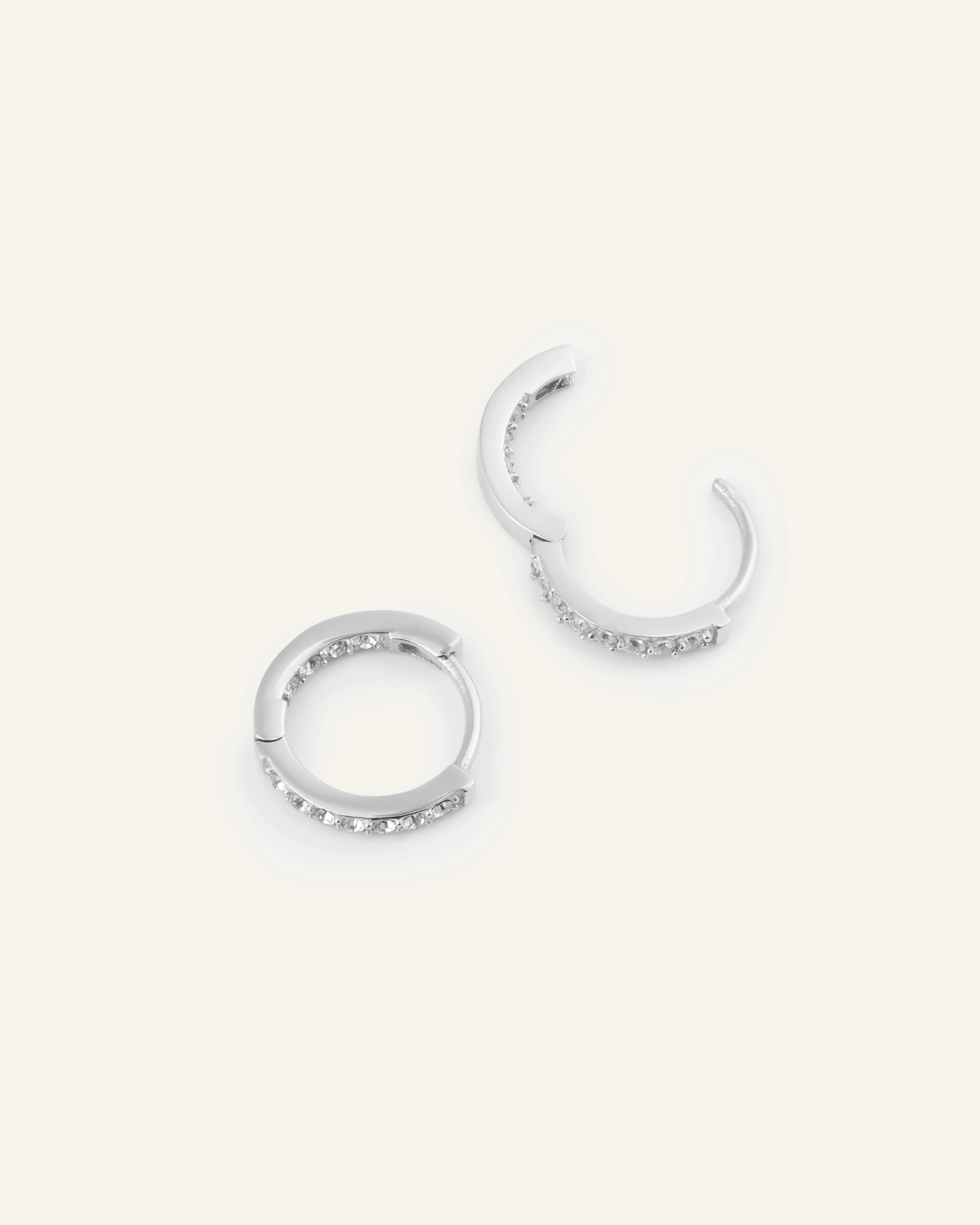Sparkle Small Hoops - Image 5