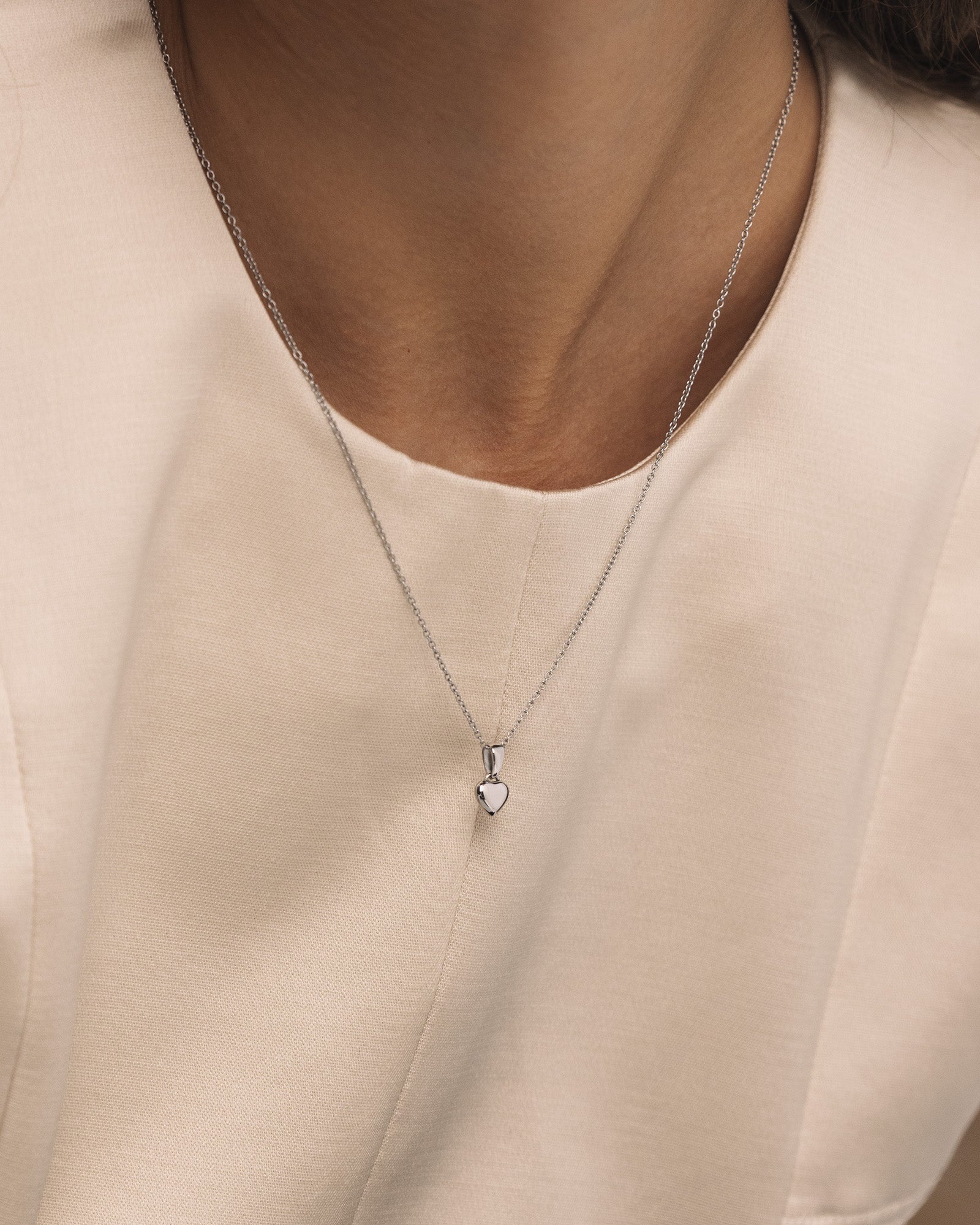 Sweetheart Steel Medium Necklace - Image 3