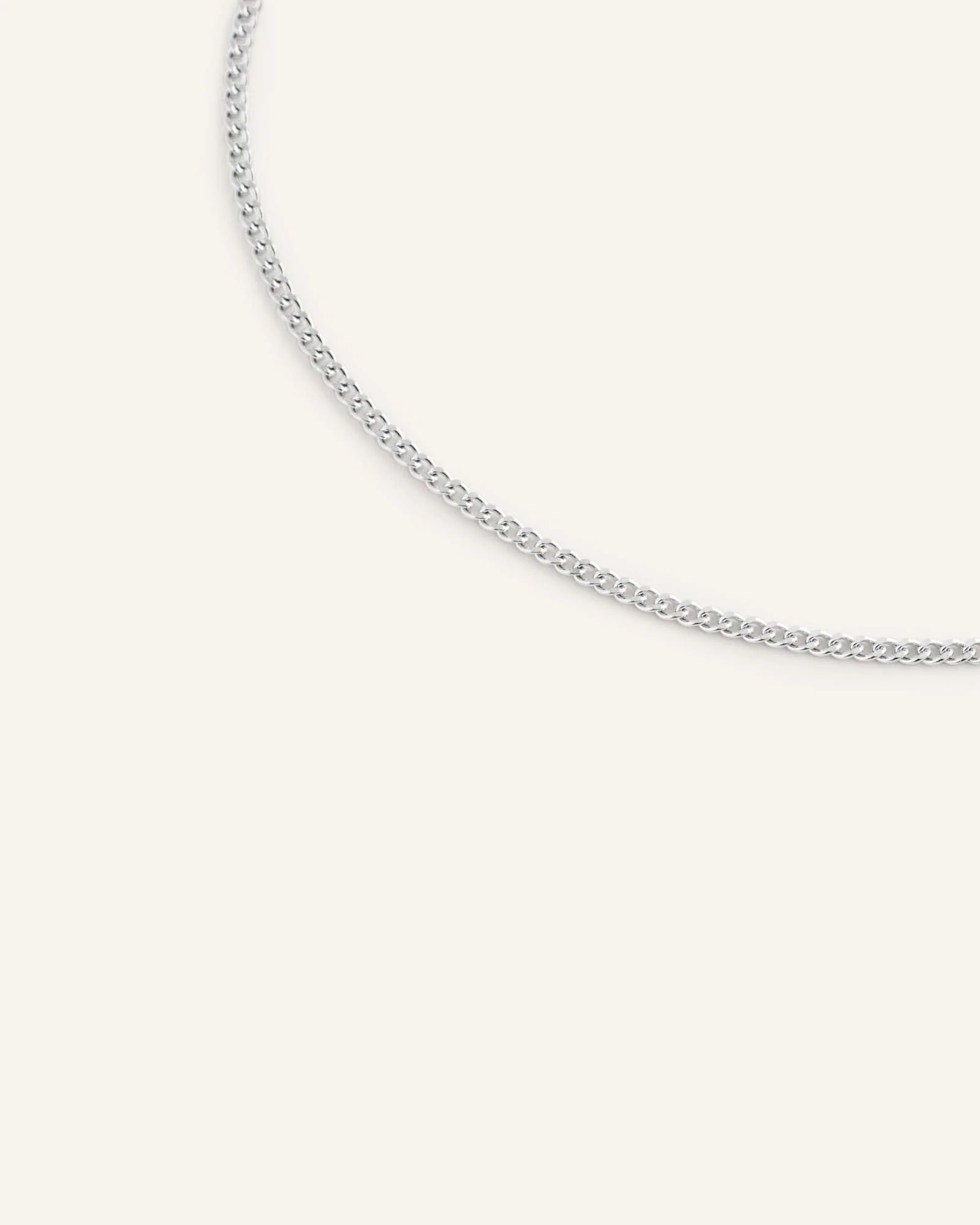 Thin Curb Chain Steel Bracelet - Image 5