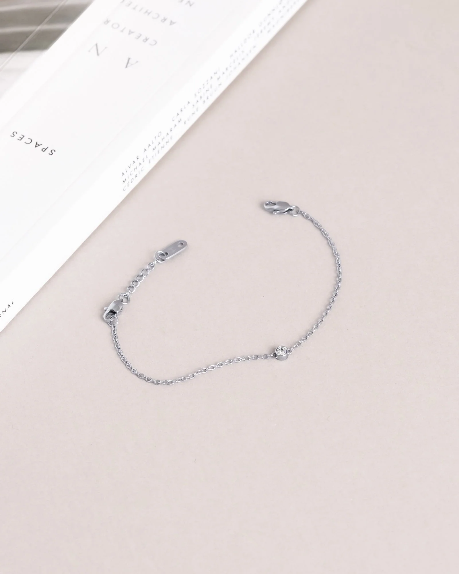 Thin Diamond Bracelet - Image 4