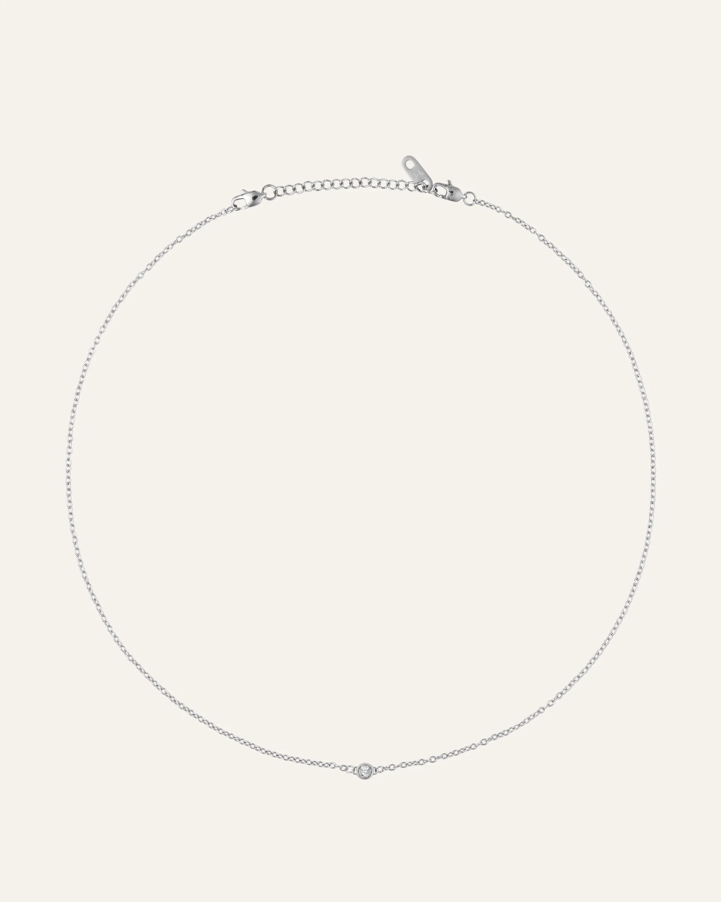 Thin diamond necklace - Image 6