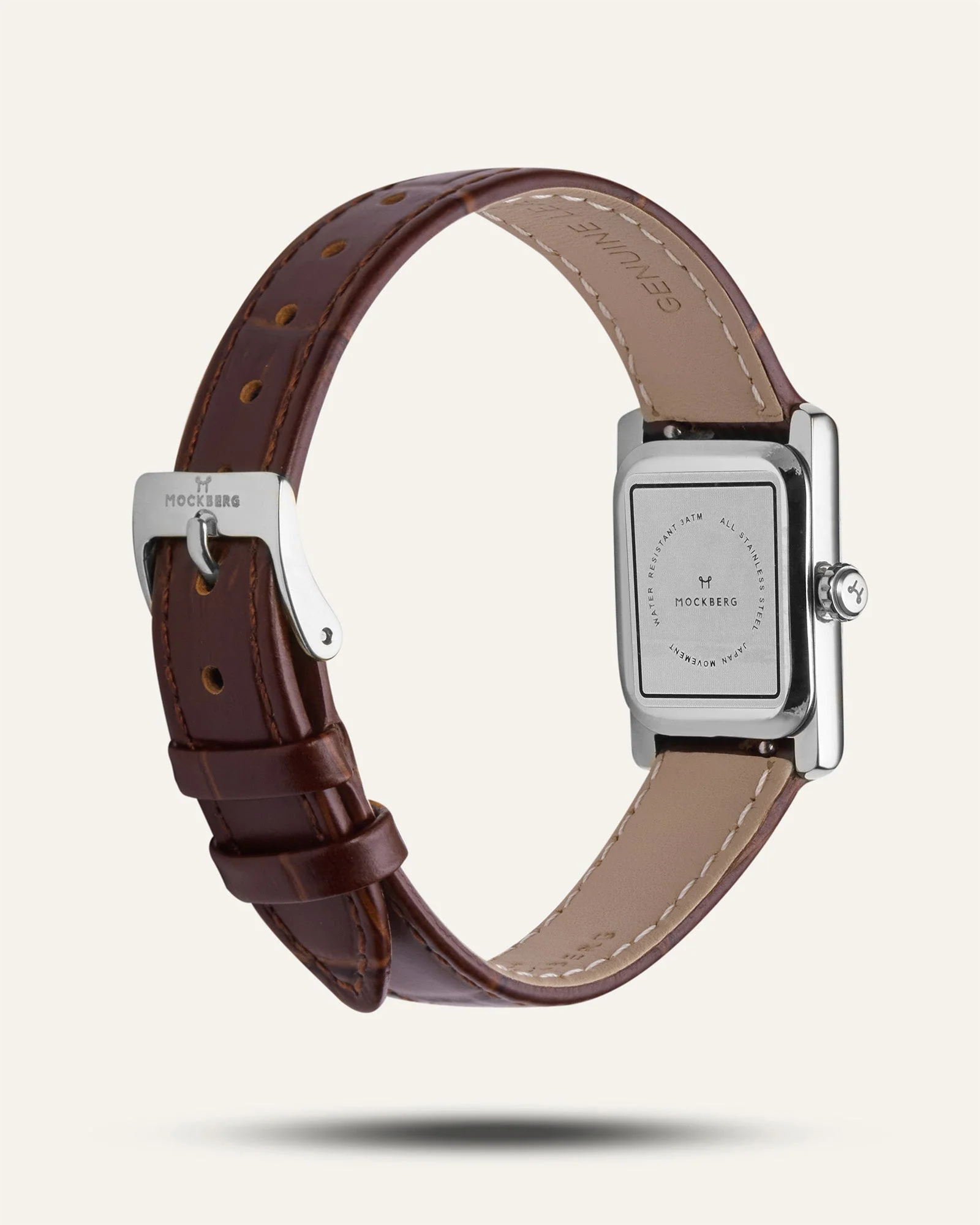 Timeless Brown Leather Watch - Image 5